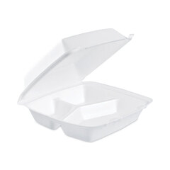 Foam Hinged Lid Carryout Containers