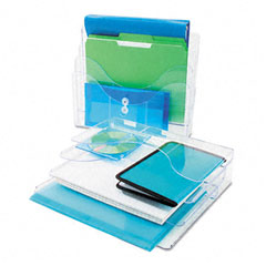 deflect-o&reg; Three-Tier Document Organizer