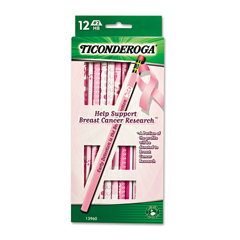 Dixon® Ticonderoga® Breast Cancer Awareness Woodcase Pencil