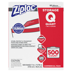 DRK94601 - Johnson Diversey Ziploc&reg; Commercial Resealable Bags