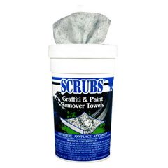 SCRUBS&reg; Graffiti & Spray Paint Remover Towels