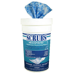 Medaphene® SCRUBS® Disinfectant Deodorizing Wipes