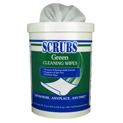 SCRUBSreg Green Cleaning Wipes