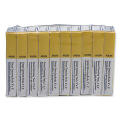 ANSI-Compliant Color-Coded Individual First Aid Kit/Cabinet Refill Components                       