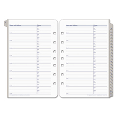 Buy Address/Phone Tabs, A-Z
