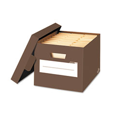 FEL6130402 - Bankers Box&reg; STOR/FILE&trade; Decorative Solid Storage Boxes