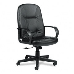 Global Arno™ Executive Leather High Back Swivel/Tilt Chair by Global