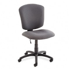 Chairs;Furniture;GLOBAL;Gray Fabric;Mid Back;Supra Series;Swivel/Tilt
