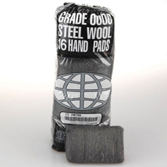 GMT117000 - Global Material Industrial-Quality Steel Wool Hand Pads