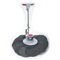 GMT120201 - Global Material Radial Steel Wool Floor Pads