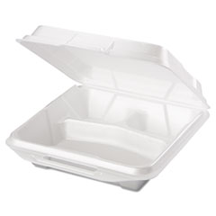 Foam Hinged Lid Carryout Containers
