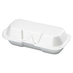 Foam Hinged Lid Snack Container
