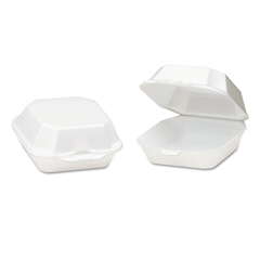 Foam Hinged Lid Snack Container
