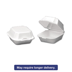 Foam Hinged Lid Snack Container