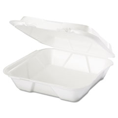 Foam Hinged Lid Carryout Containers