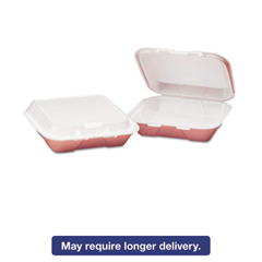 Foam Hinged Lid Carryout Containers