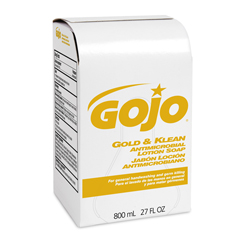 Gold & Klean Antimicrobial Lotion Soap 800 mL Bag In Box Refills