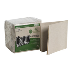 Brawny Industrial&trade; Medium Duty Quarterfold DRC Wipers