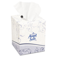 Angel Soft ps� Premium Facial Tissues, Cube Box