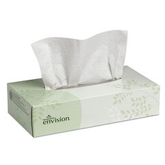 Envision˝ Facial Tissues, Flat Box