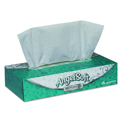 Angel Soft ps® Facial Tissue, Flat Box by Georgia Pacific