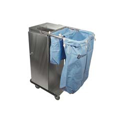 GPS3654 - GeerpresEscort&reg; Microfiber Stainless Steel Housekeeping Cart