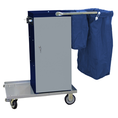 GPS3657 - GeerpresEscort&reg; Epoxy Coated Microfiber Housekeeping Cart