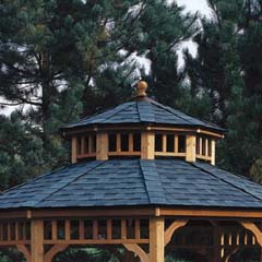 HHS19939-4 - Handy Home Products San Marino 10 Gazebo - Second Tier Roof