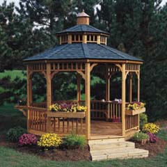 HHS19948-6 - Handy Home Products San Marino 12 Round Gazebo