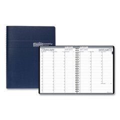 Professional Planner Weekly Appointment Book Ruled For 15-Minute Appointments, One Week Per Spread