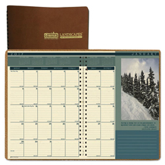 Buy Landscapes Full-Color Monthly Planner, Ruled, One Month Per Spread