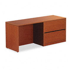Hon&reg; 10500 Series Single Pedestal Credenza, Credenza with Lateral File