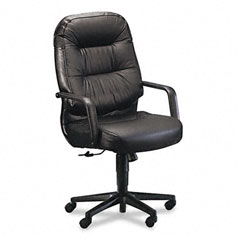 Buy HON 2090 Pillow-Soft Series Executive High Back Swivel/Tilt Leather Chair