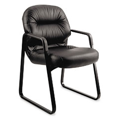 HON HON® 2090 Pillow-Soft™ Series Leather Guest Arm Chair