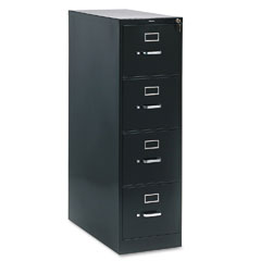 210 Series;28-1/2";4;Black;Cabinet;Drawer;File Cabinet;File Cabinets;File Cabinets & Accessories;Files Cabinet;Four;Full-Suspension;Furniture;HON;Letter;Metal;Size;Steel;Vertical File;Vertical, Metal