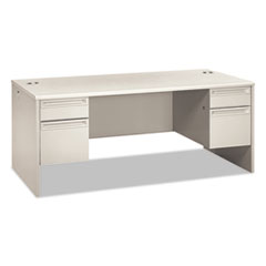 38000 Series Double Pedestal Desk, Center Drawer