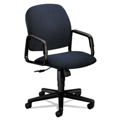 Blue Fabric;Chair;Chairs;High Back;HON;Metal-Frame;Solutions Seating;Swivel/Tilt;Upholstered
