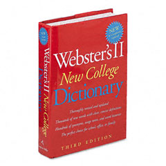 Houghton Mifflin Webster&rsquo;s II New College Dictionary