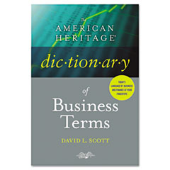 Buy Houghton Mifflin American Heritage® Dictionary of Business Terms