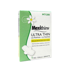 HSCMT-200 - HospecoMaxithins&reg; Ultra Thin Sanitary Napkins with Wings