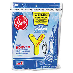 Commercial Bag-Style WindTunnel&trade; Upright Vacuum, Disposable Allergen Filtration Bags