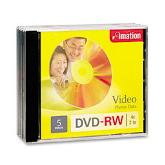 IMN17345 - imation&reg; DVD-RW Rewritable Disc