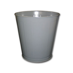 28-Quart Round Metal Wastebasket