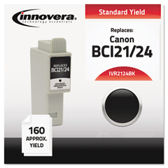 IVR2124BK - Innovera&reg; 2124BK, 2124CLR Inkjet Cartridge