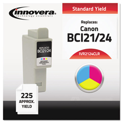 IVR2124CLR - Innovera&reg; 2124BK, 2124CLR Inkjet Cartridge