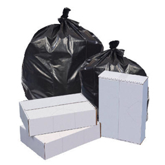 JAGR3339HH - Jaguar Plastics Low-Density Repro Can Liners, Black