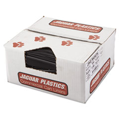 JAGR4347H - Jaguar Plastics Low-Density Repro Can Liners, Black