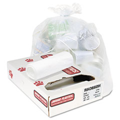 High-Density Commercial Can Liners, Coreless Rolls, Natural Color