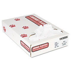 White Commercial Can Liners