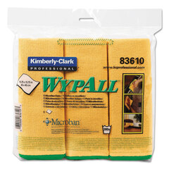 KCC83610 - Kimberly Clark Professional WYPALL* Microfiber Cloths with Microban&reg; Protection